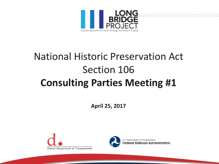 national historic preservation act section 106 consulting