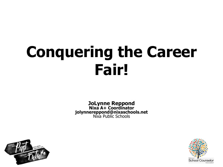 conquering the career fair