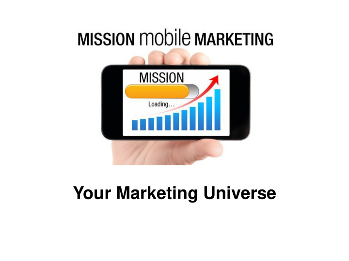your marketing universe marketing data