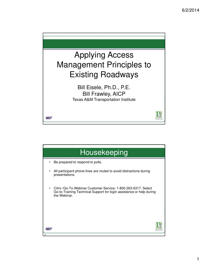 applying access management principles to management
