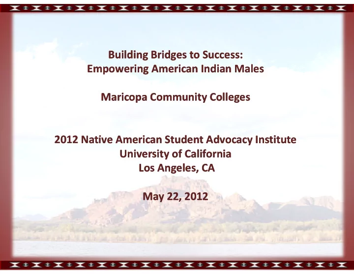 building bridges to success building bridges to success