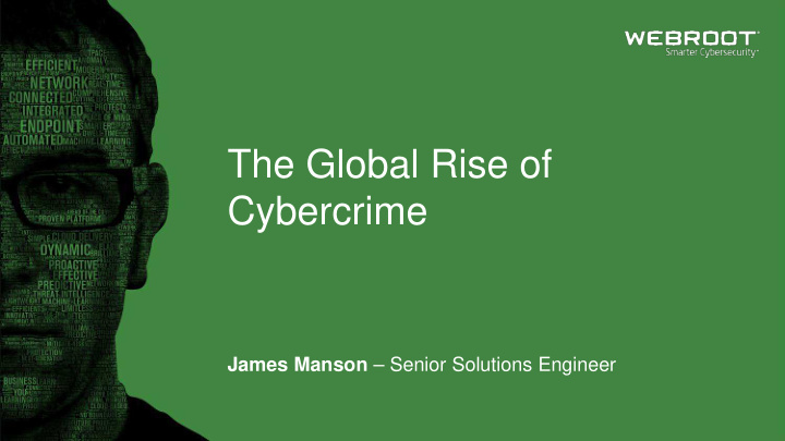 the global rise of cybercrime
