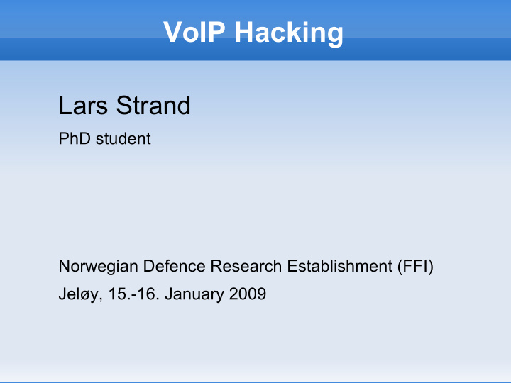 voip hacking