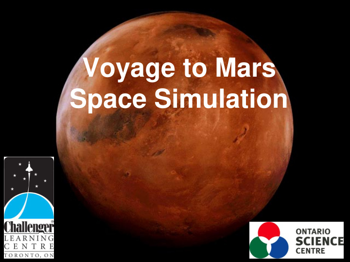 voyage to mars space simulation your class is divided