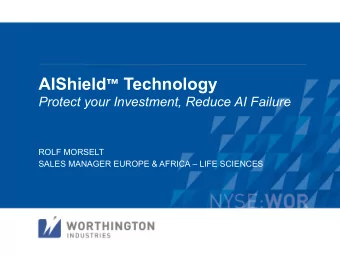 AGENDA  AI Shield Technology - Overview - Results - Return on Investment  3    ARTIFICIAL