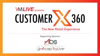 WELCOME  Andrew Karp  VM Editor  Lenses &amp; Technology  Trend Analysis Burger Kings Have it