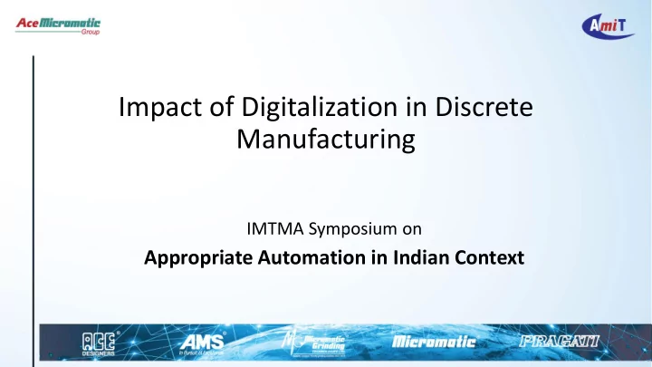 manufacturing
