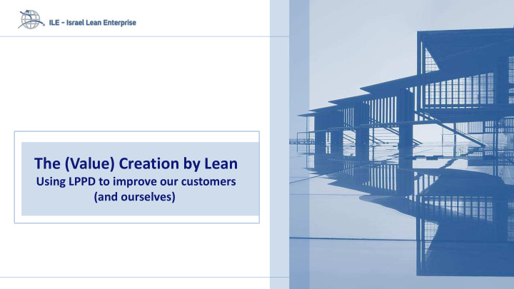 the value creation by lean