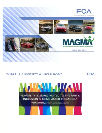 WHAT IS DIVERSITY &amp; INCLUSION? TALENT IMPLICATIONS OF 21 st CENTURY CHALLENGES  Innovation,