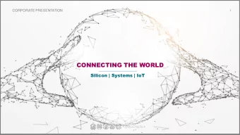 CONNECTING THE WORLD  Silicon | Systems | IoT  / @MosChipT  ech  2  A GIMPSE OF  / @MosChipT  ech