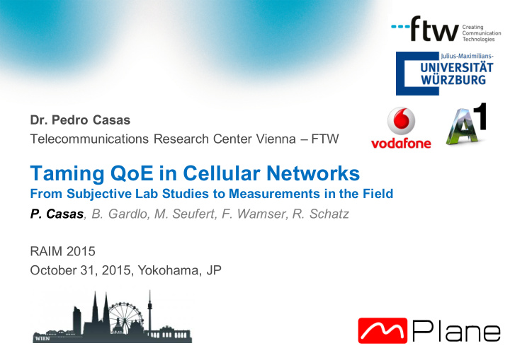taming qoe in cellular networks