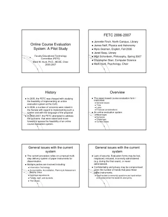 FETC 2006-  FETC 2006  -2007  2007  Jannette  Jannette Finch, North Campus, Library  Finch,