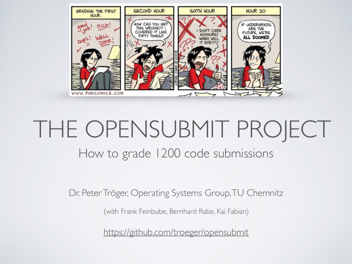 the opensubmit project