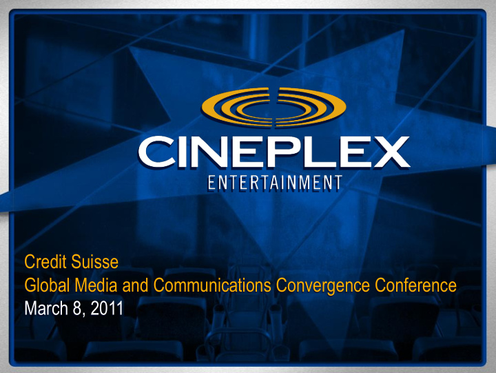 march 8 2011 cineplex entertainment