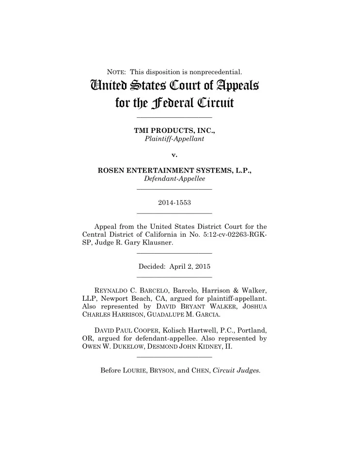 united states court of appeals for the federal circuit