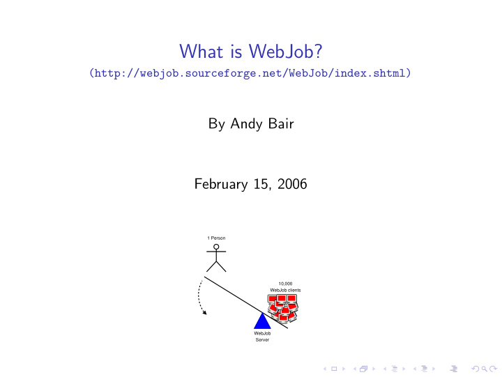 what is webjob