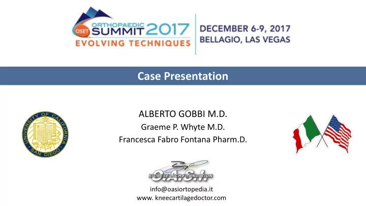 case presentation
