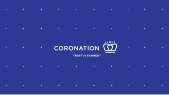 1 2020 Reviewed Interim Results  FOR THE PERIOD ENDED 31 MARCH 2020  26 May 2020  Anton Pillay, CEO