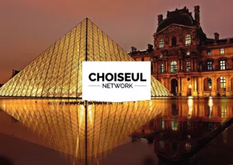 The Choiseul Network application provi-  des access to a private social network that  allows you to