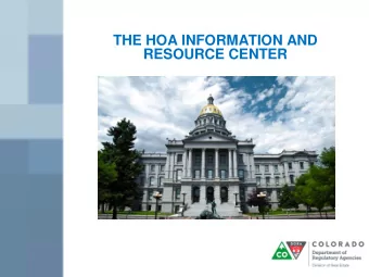 RESOURCE CENTER  Disclaimer  Note: The Information provided  during this presentation is for