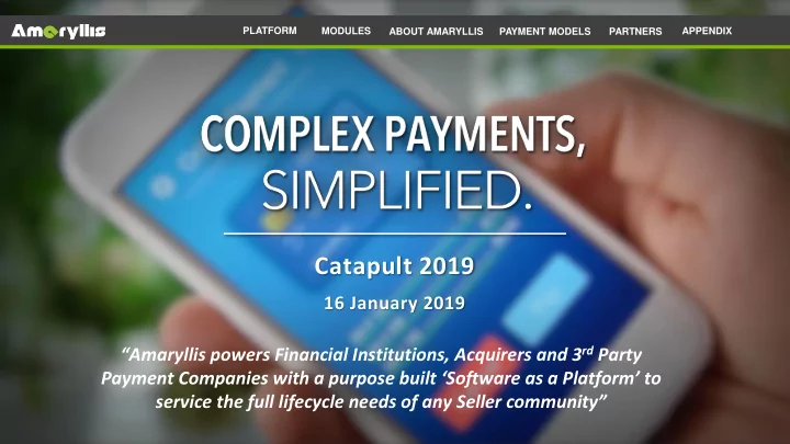 catapult 2019