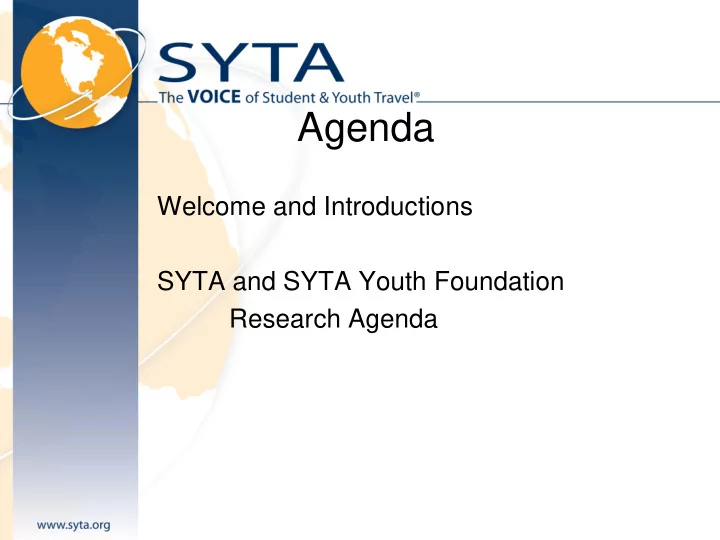 agenda