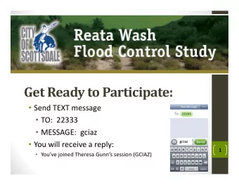 Get Ready to Participate:  Send TEXT message  TO: 22333  MESSAGE: gciaz  gciaz  You