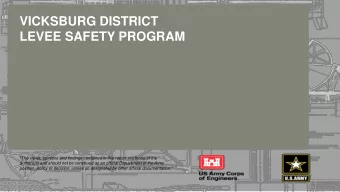 VICKSBURG DISTRICT  LEVEE SAFETY PROGRAM  237  217  200  80  252  237  217  200  119  174  237  217