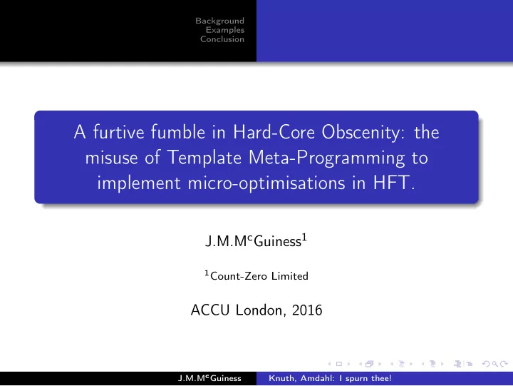 a furtive fumble in hard core obscenity the misuse of