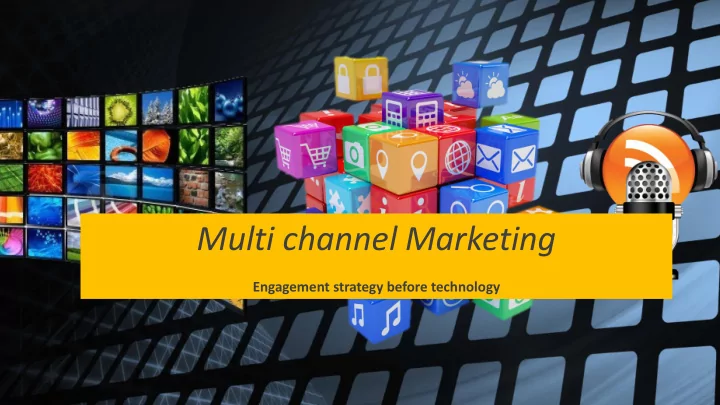 multi channel marketing