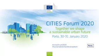 EUROPEAN URBAN I NI TI ATI VE  ( EUI )  EXPERT W ORKI NG GROUP  Please take your seat in one of the