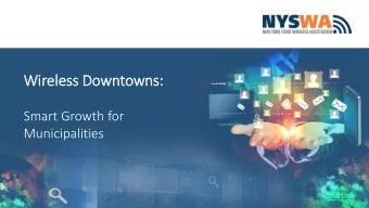 Wir  irele  less Downtowns:  Smart Growth for  Municipalities  Chri  ristopher B.  . Fish  Fisher,