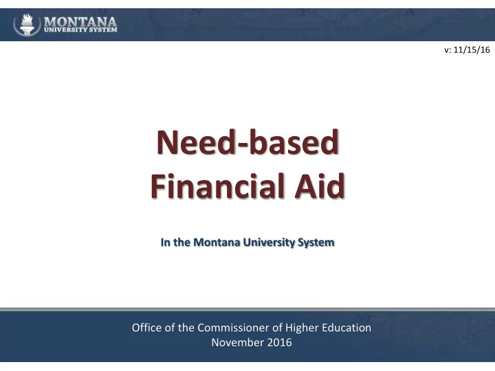 financial aid