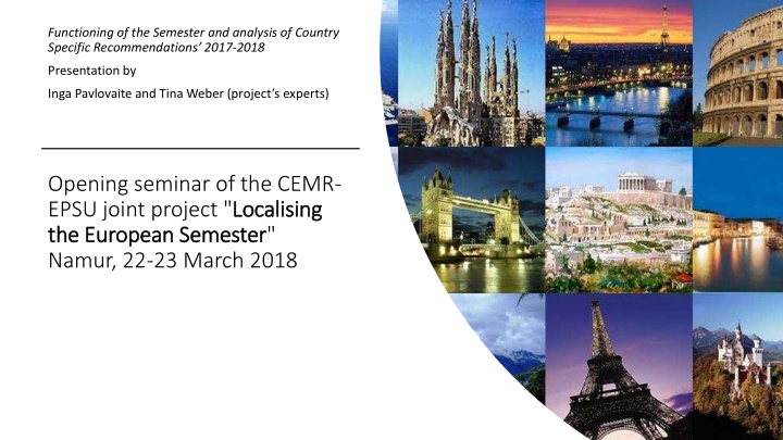 opening seminar of the cemr