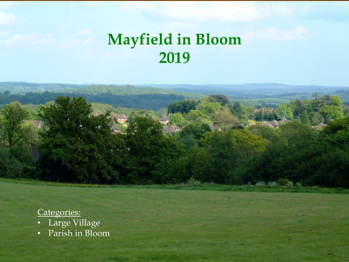 mayfield in bloom 2019