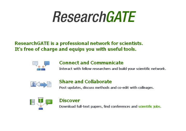 researchgate groups