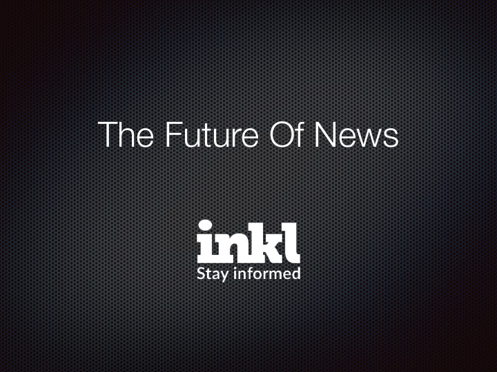 the future of news background