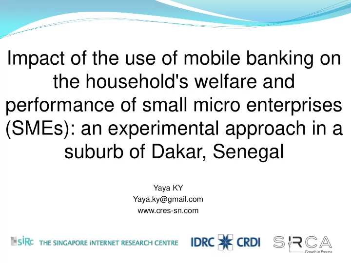 the household s welfare and