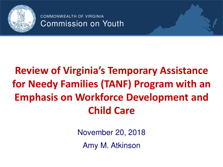 review of virginia s temporary assistance