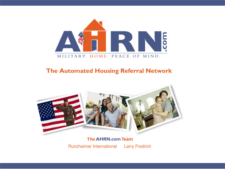 the automated housing referral network