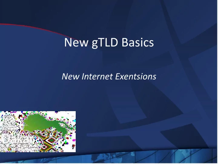new gtld basics