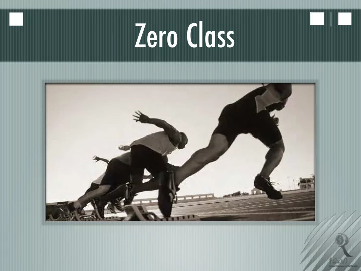 zero class awareness meaning negotiation meaning