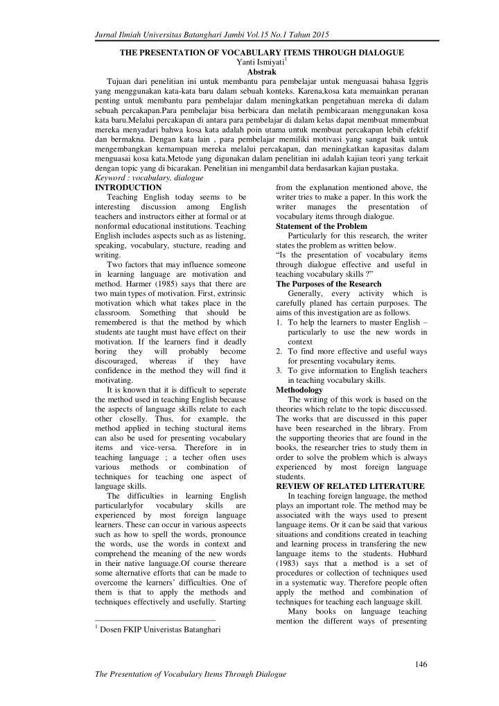 jurnal ilmiah universitas batanghari jambi vol 15 no 1