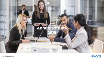 2019  27 FEBRUARY 2020  Disclaimer  This document contains forward-looking statements. Any