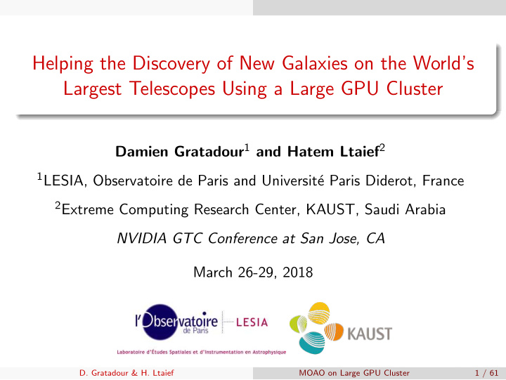 helping the discovery of new galaxies on the world s