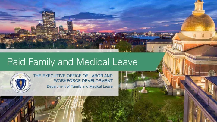 paid family and medical leave