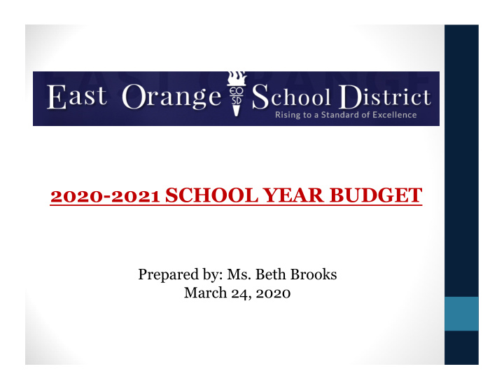 east orange board of education
