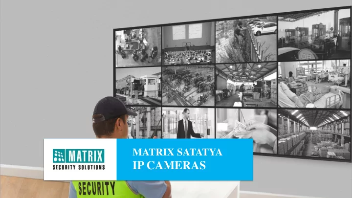 ip cameras