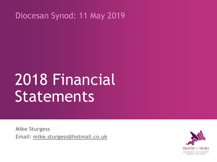 2018 financial statements