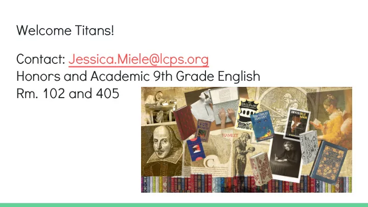 welcome titans contact jessica miele lcps org honors and